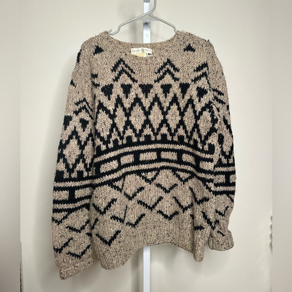 Vintage Eton Wool Sweater in Size L